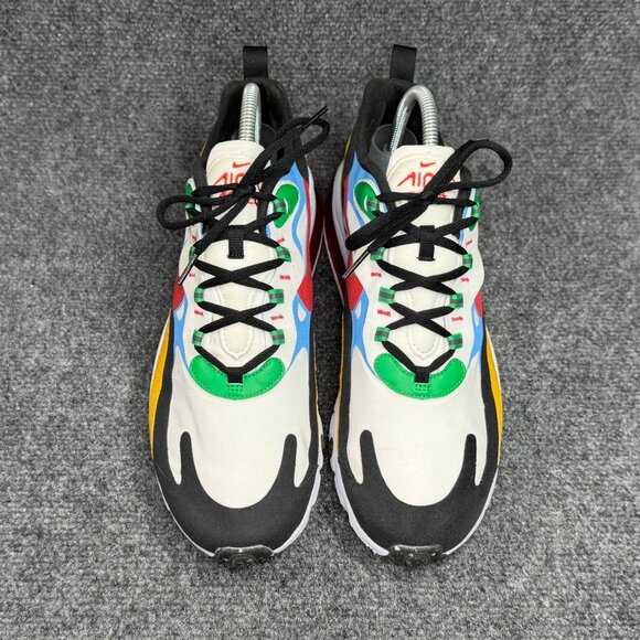 Nike Air Max 270 React Running Shoes Men's SIze 10 Multi-Color Athleitc Training - Picture 3 of 13